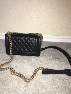 Black Quilted Bag