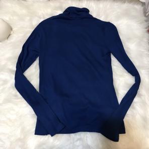 Blue turtle neck long sleeve