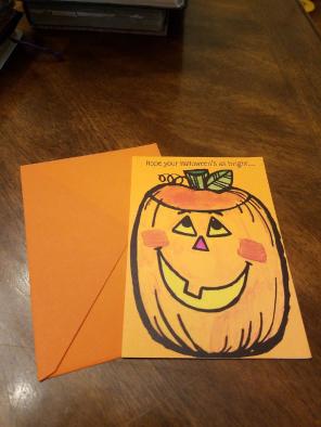 Vintage Hallmark Halloween Card