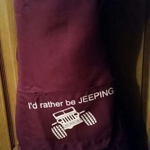 I'd Rather be JEEPING Apron Wrangler