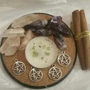 Wicca large crystals kit w bonus