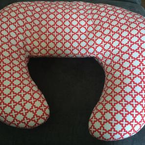 Red And White Nursing pillow