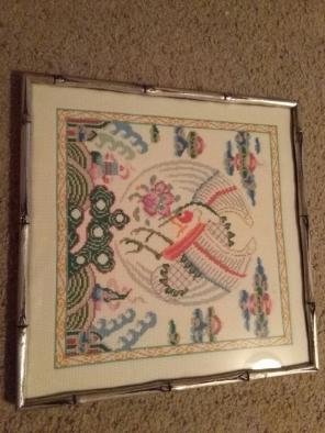 1978 Hand Stitched Manchurian Crane asis