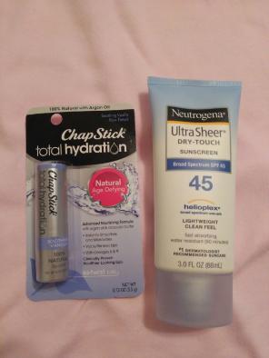 New Sunscreen and lip balm ships free