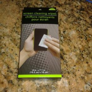 Screen wipes