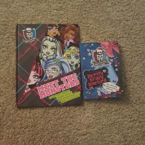 New Monster High Book Lot 2 big books