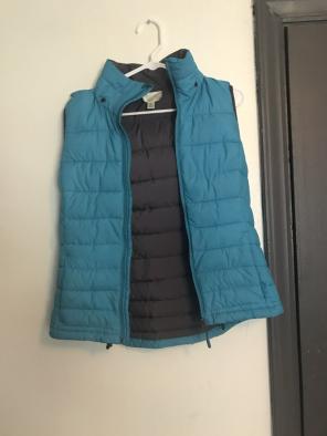 Blue Puffy Vest NWOT