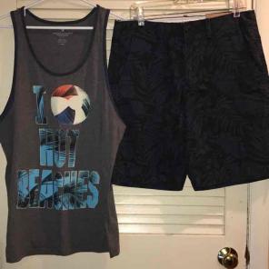 Men's American Eagle Tank & Shorts