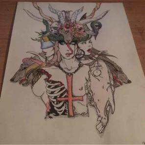 Warrior Drawing