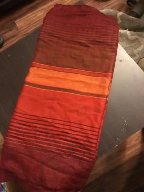 Thin Red Decorative Scarf