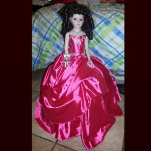 Beautiful Quinceanera Porcelain Doll