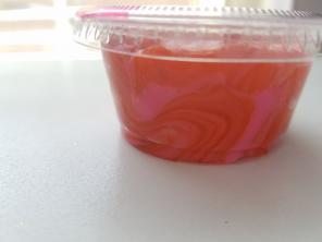 Pink and orange slime
