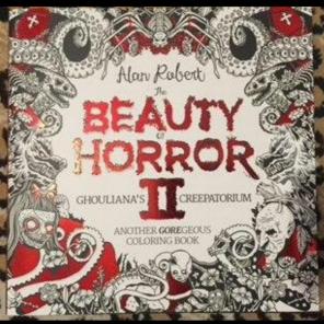 The Beauty of Horror 2 adult coloring