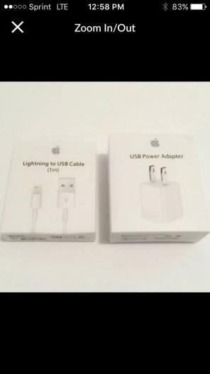 Apple Charger And USB Adapter
