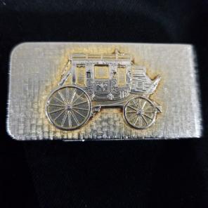 Wells Fargo Stagecoach Money Clip