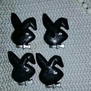 4- BEADS ~ Playboy Bunny Symbols~ 2"