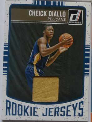 This is the rookie jersey card of Diallo