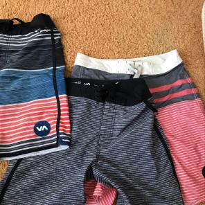3 Boys Rvca Swim Boardshorts Size 26