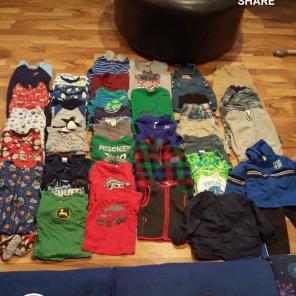 43 Piece Lot of 3T Boys Clothing