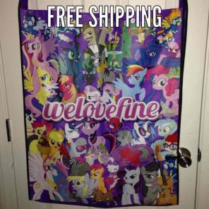 Huge We Love Fine My Little Pony ToteBag