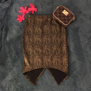 Black And Gold Skirt