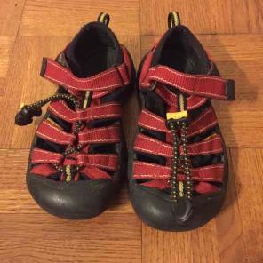 Size 11 Keen sandals.