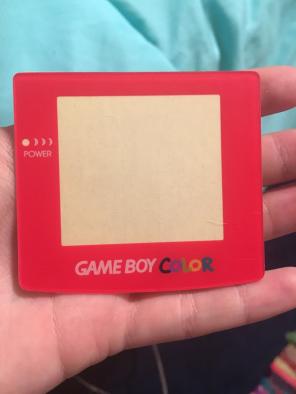 Red Gameboy Color Screen Replacement