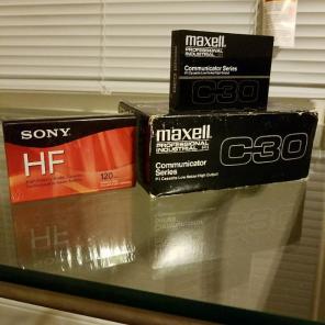 10 Vintage Maxell Audio Cassettes