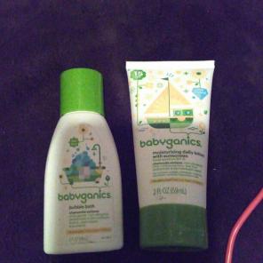 Babyganics babybath and lotion bundle