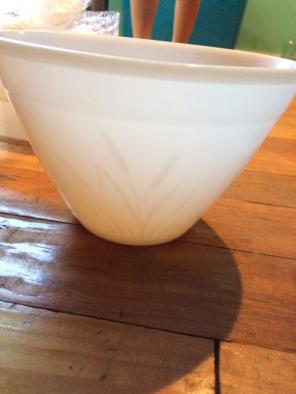 Antique White Bowl