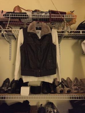 Brown Leather Vest
