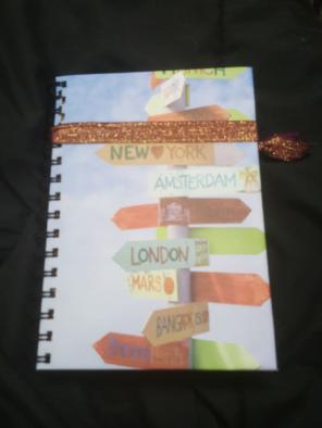 Home made travel book.