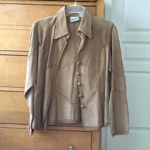 Brown leather Vintage Jacket