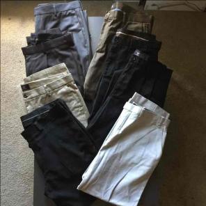 Men's Casual Pants (8) Pairs