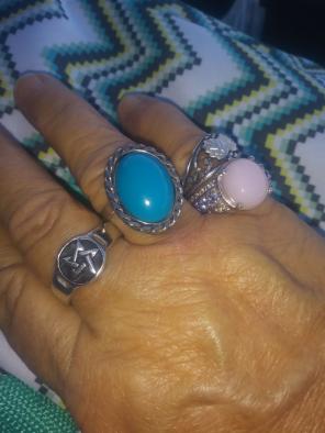 3 ring bundle (opal not for sale