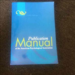 Publications Manual 6th edition APA