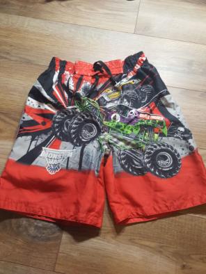 Monster Jam swim trunks
