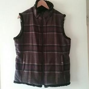 Woolrich plaid wool vest