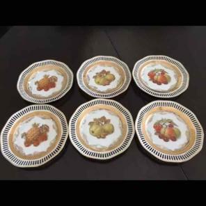 Set of 6 Winterling desert plates