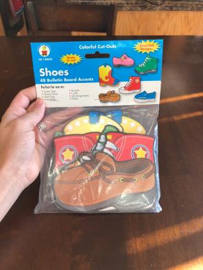 Bulletin Board Accents- shoes