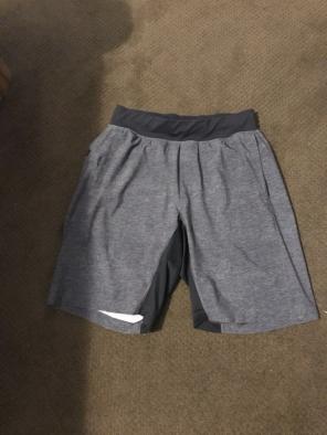 lululemon men's shorts linerless