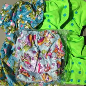 4 Side Snap Pocket Pull-up Cloth Diapers