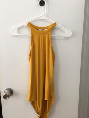 Zara Yellow Bodysuit