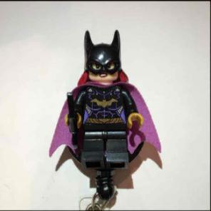 Batgirl Lego ID Badge Holder Nurse RN MD