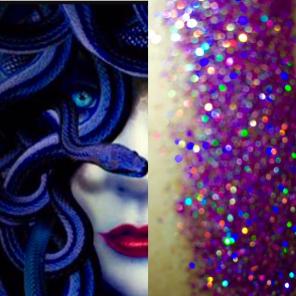 ' MEDUSA '. Cosmetic GLITTER