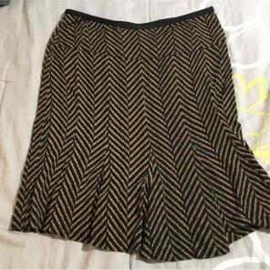Gold and Black Size XS Skirt