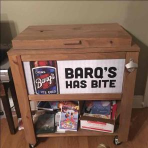 Barks has bite ice chest