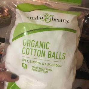 Organic cotton balls