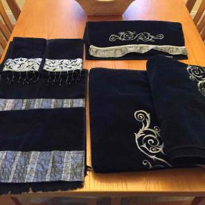 7 piece towel set new