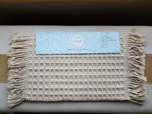 Set of 2 woven macrame placemats
